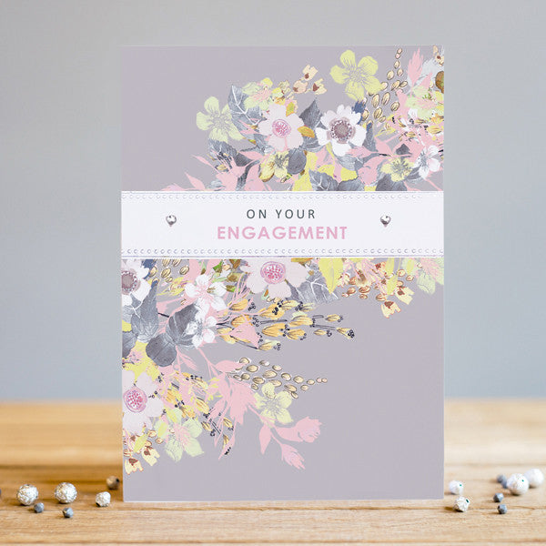 On Your Engagement Floral Card